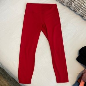 Fabletics Powerhold Red Leggings